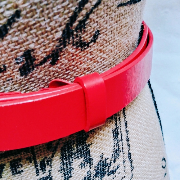 Michael Kors Belt in Red Leather *Large* w/GIFT - Picture 6 of 10